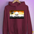 Bear Pride Pirate Flag Hoodie - Maroon